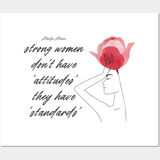 Strong Women Attitude Posters and Art